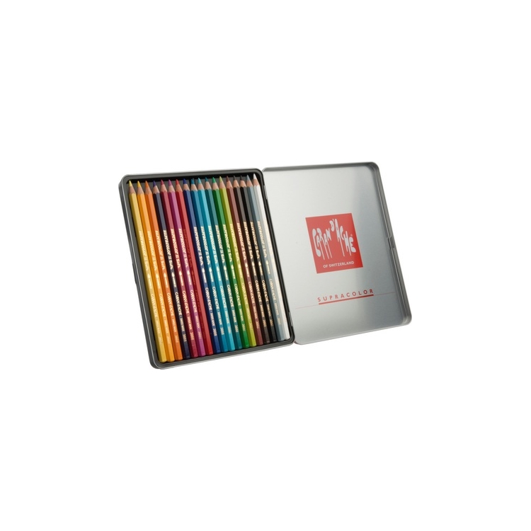 CARAN D'ACHE CREIOANE ACUARELĂ SUPRACOLOR SET 18 CV - Imagine 2