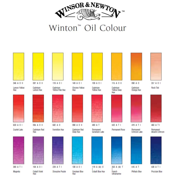CU VOPSEA ÎN ULEI WINTON 37 ML. - GALBEN NAPOLITAN - Imagine 4