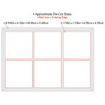 MATRIȚE DE TĂIERE SIZZIX THINLITS - GRID WORKS - Imagine 3