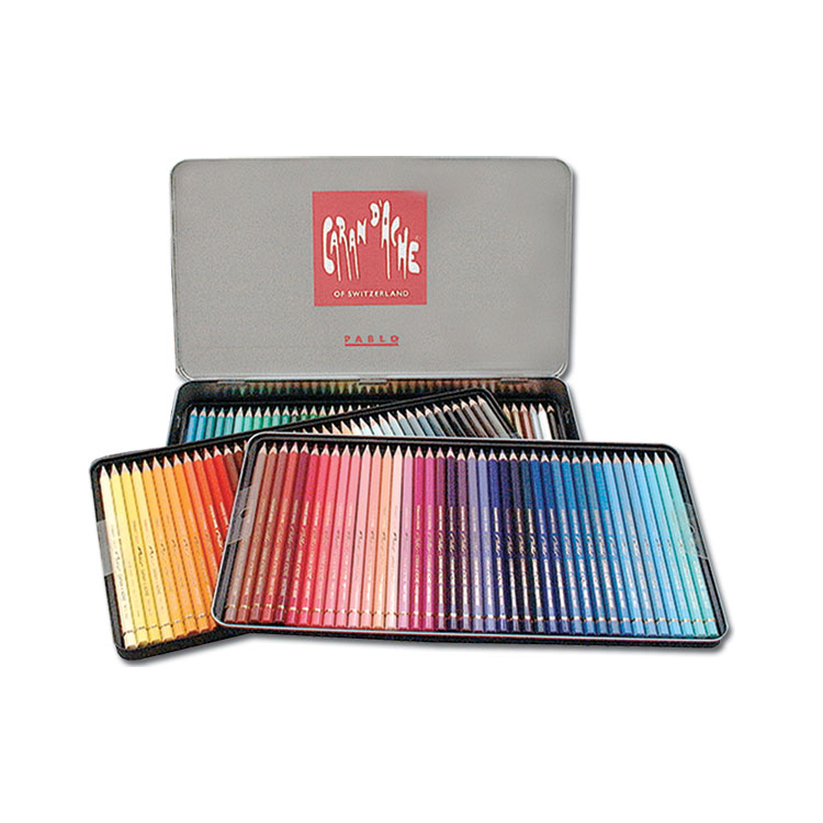 CARAN D'ACHE CREIOANE COLORATE PABLO SET 120 CULORI - Imagine 2