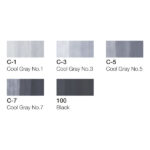COPIC CIAO SET - 5+1 TONURI RECI DE GRI - Imagine 3