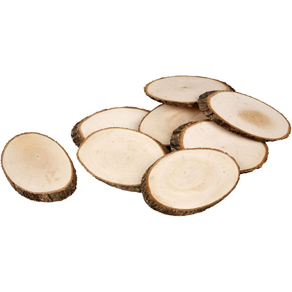 567891- DISCURI DIN LEMN CREATIV PENTRU DECOR 12.5/7.5CM - 567891 - Imagine 1