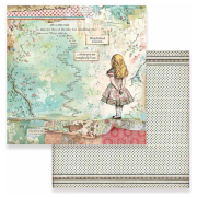 STAMPERIA ALICE DESIGN CARTON 30.5/30.5CM-SBB582