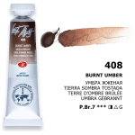 TUB DE VOPSEA ÎN ACUARELĂ LENINGRAD 10 ML. - UMBRĂ PRĂJITĂ