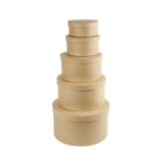 CREATIV CUTIE ROTUNDĂ DIN HÂRTIE MACHIATĂ CU CAPAC 35/19CM - 26466