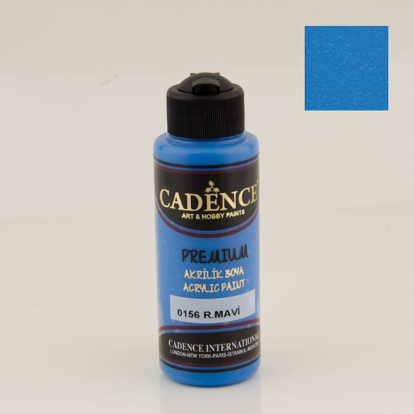 015602 VOPSEA ACRILICĂ CADENCE PREMIUM 120 ML. - ALBASTRU REGAL 0156 - Imagine 1