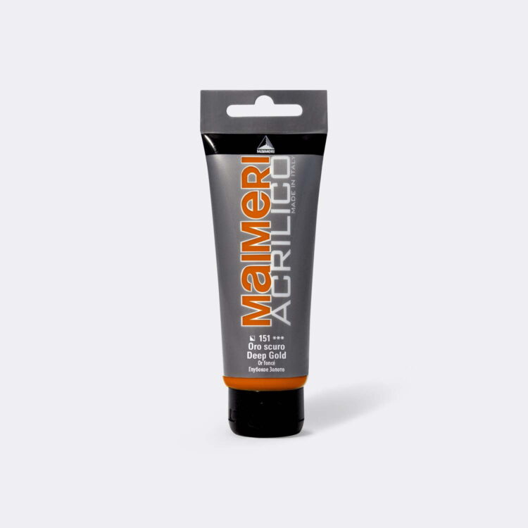 151 VOPSEA ACRILICĂ MAIMERI ACRILICO 75 ML. - AURIU ÎNTUNECAT - Imagine 1