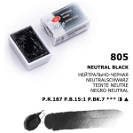 VOPSEA ACUARELĂ LENINGRAD 2,5 ML. - NEGRU NEUTRU