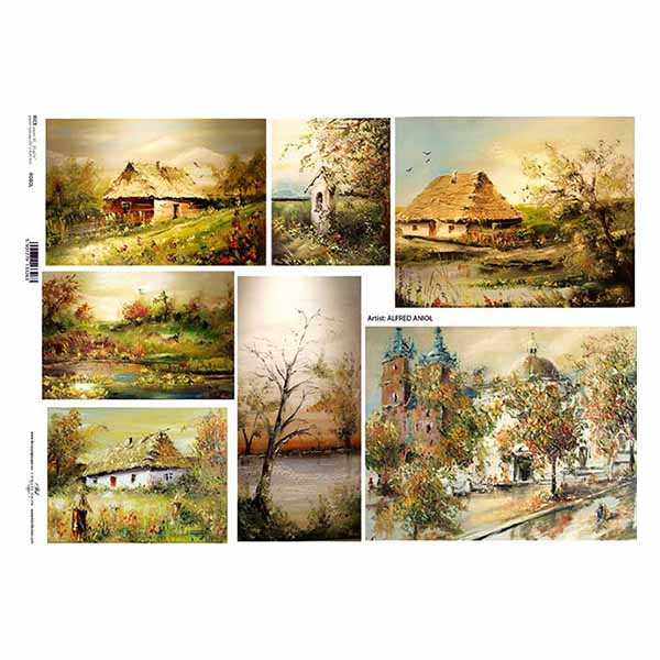 R080L small HÂRTIE DE OREZ DECOUPAGE COLECTIA ITD A3 - R0080L - Imagine 1
