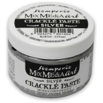 STAMPERIA MIX MEDIA ART CRACKLE PASTE 150ML - ARGINTIU K3P56