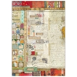 STAMPERIA SCRIERI DECOUPAGE HÂRTIE DE OREZ A3 - DFSA3044