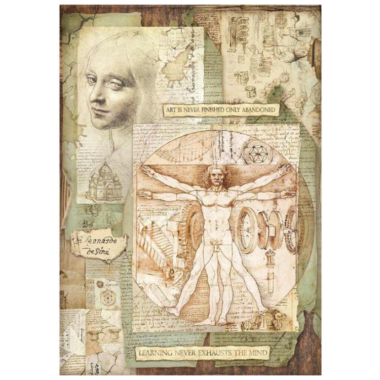 DFSA3045 HÂRTIE DE OREZ STAMPERIA DECOUPAGE A3 - DFSA3045 - Imagine 1