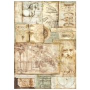 STAMPERIA LEONARDO LUCRĂRI DE ARTĂ HÂRTIE DECOUPAGE A3 - DFSA3046