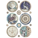 STAMPERIA COSMOS INFINITY DECOUPAGE HÂRTIE A4 - DFSA4385