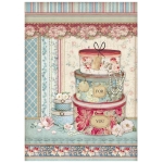 STAMPERIA GRAND HOTEL DECOUPAGE HÂRTIE DE OREZ A4 - DFSA4397