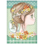 HÂRTIE DECOUPAGE ZÂNELE STAMPERIA TATIANA A4 - DFSA4410