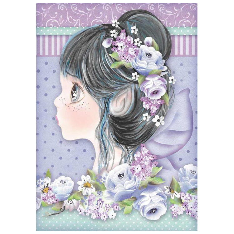 STAMPERIA TATIANA'S FAIRIES DECOUPAGE PAPER A4 - DFSA4411 - Imagine 1
