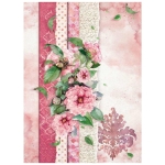 STAMPERIA FLORI PENTRU TINE HÂRTIE DECOUPAGE A4 - DFSA4415
