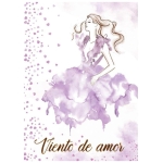 STAMPERIA VIENTO DE AMOR SILHOUETTE PAPER A4 - DFTMA408