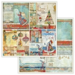 CARTON PATCHWORK DE CRĂCIUN STAMPERIA 30.5/30.5CM - SBB653