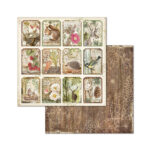 BLOC DE HÂRTIE FORESTIERĂ STAMPERIA 20.3/20.3 CM - SBBS06 - Imagine 12