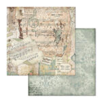 CARTON STAMPERIA MUSIC DESIGNER 30.5/30.5 CM - SBB669