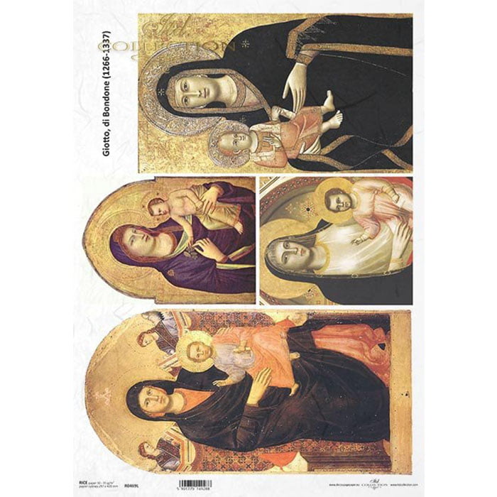 _0026_R0469L HÂRTIE DE OREZ DECOUPAGE COLECTIA ITD A3 - R0469L - Imagine 1
