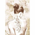 HÂRTIE DE OREZ STAMPERIA EURIDICE DECOUPAGE A3 - DFTMA301