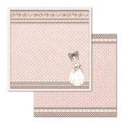 STAMPERIA FETIȚĂ CARTON DE DESIGNER 30.5/30.5CM- SBB682