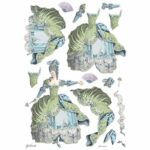HÂRTIE DE OREZ STAMPERIA PRINCESS DECOUPAGE A3 - DFSA3073