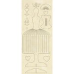 STAMPERIA PRINCESS FIGURINE DIN LEMN PENTRU DECORARE KLSPL01