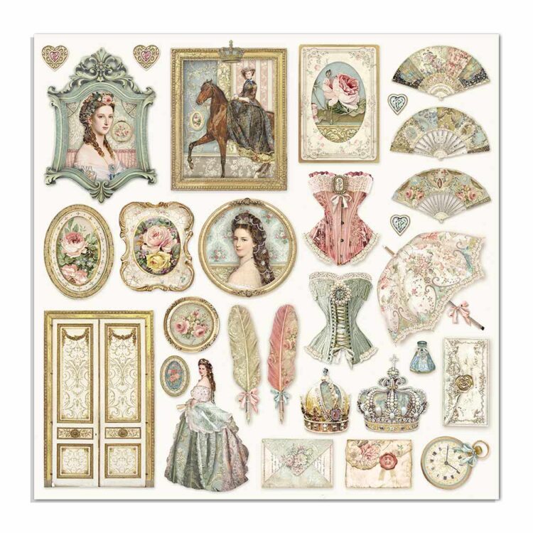 STAMPERIA PRINCESS PAPER BAR 30.5/30.5 CM - SBBL75 - Imagine 2