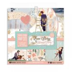 BLOC DE HÂRTIE STAMPERIA LOVE STORY 20.3/20.3CM - SBBS22