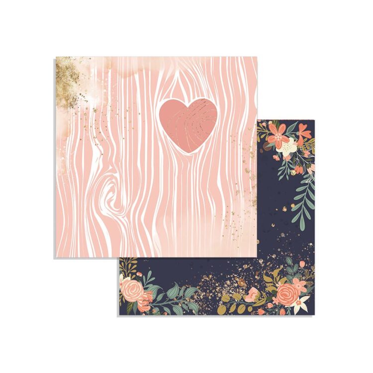 BLOC DE HÂRTIE STAMPERIA LOVE STORY 20.3/20.3CM - SBBS22 - Imagine 8