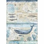 HÂRTIE DE OREZ STAMPERIA DECOUPAGE A3 - DFSA3077
