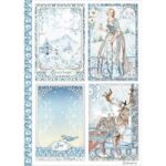 STAMPERIA WINTER TALES DECOUPAGE HÂRTIE DE OREZ A4- DFSA4490
