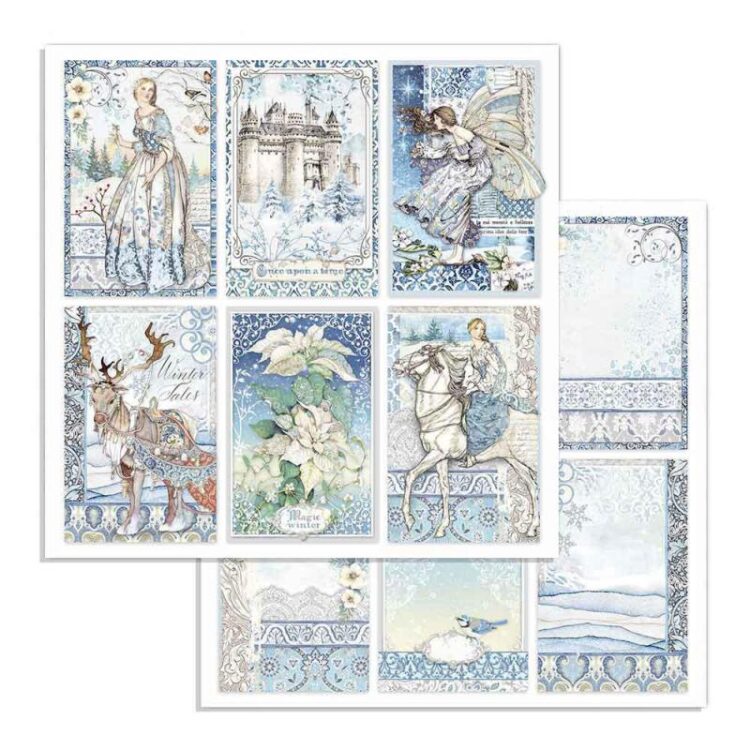 SBB722 STAMPERIA WINTER TALES CARTON 30.5/30.5 CM - SBB722 - Imagine 1