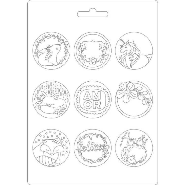 STAMPERIA SEAMOS FELICES SOFT MOLD A5 K3PTA525 - Imagine 1