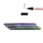 MARKER ACRILIC DARWI 0.8MM, 3ML - CARMIN ÎNCHIS 421