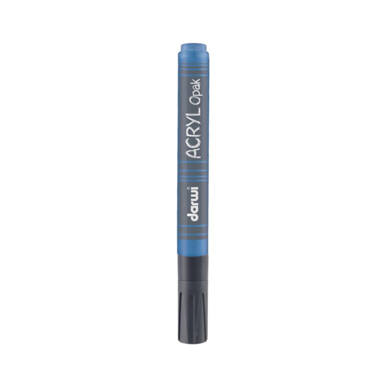 236 MARKER ACRILIC DARWI 2MM, 6ML - ALBASTRU ÎNCHIS 236 - Imagine 1
