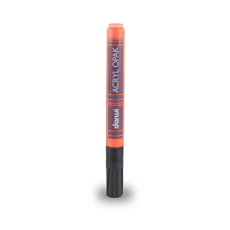 DA0220013752_72dpi_RVB MARKER ACRILIC DARWI 2MM, 6ML - PORTOCALIU 752 - Imagine 1