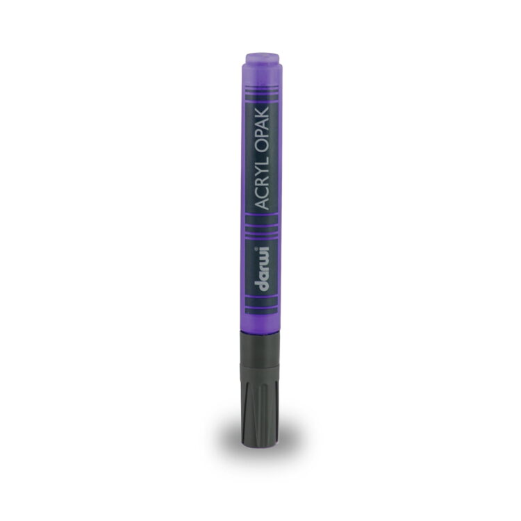 DA0220013900_72dpi_RVB MARKER ACRILIC DARWI 0.8MM, 3ML - VIOLET 900 - Imagine 1