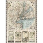 HÂRTIE DE OREZ STAMPERIA SIR VAGABOND DECOUPAGE A4- DFSA4515