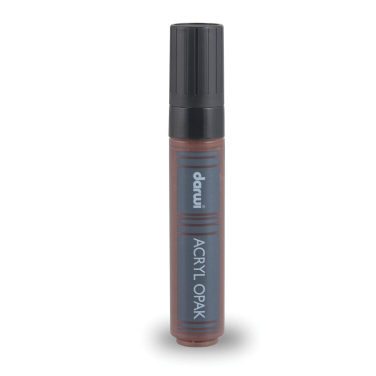 da0220015810 - 72dpi RVB MARKER ACRILIC DARWI 15MM, 25ML - COCOA 810 - Imagine 1
