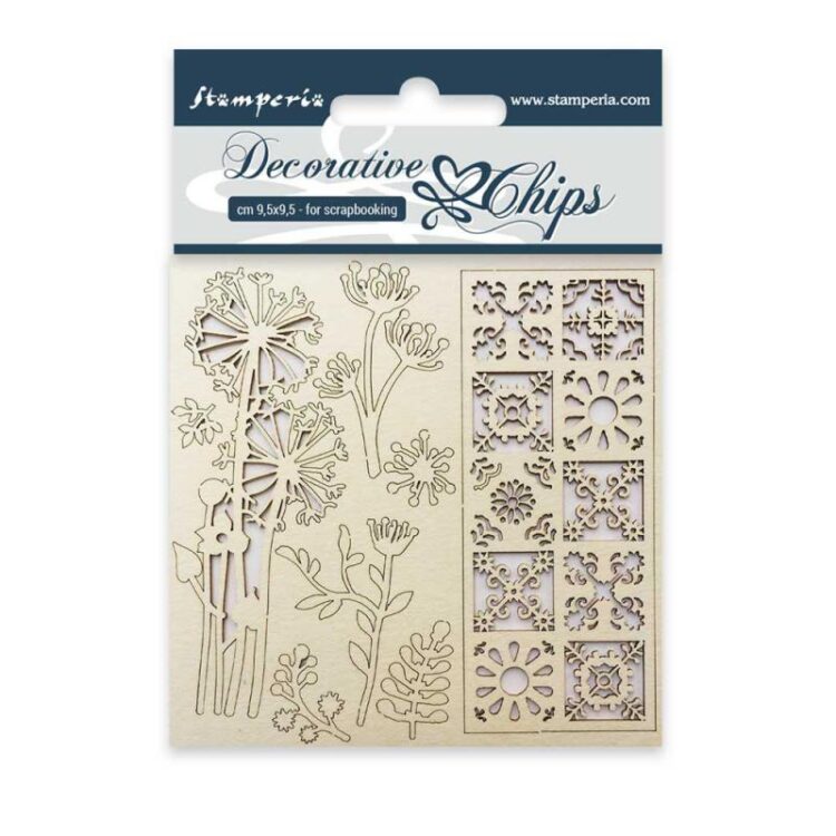 SCB02 ELEMENTE DIN CARTON DE BERE STAMPERIA HORTENSIA 14/14CM SCB02 - Imagine 1