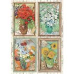 HÂRTIE DE OREZ STAMPERIA DECOUPAGE A4 - DFSA4549