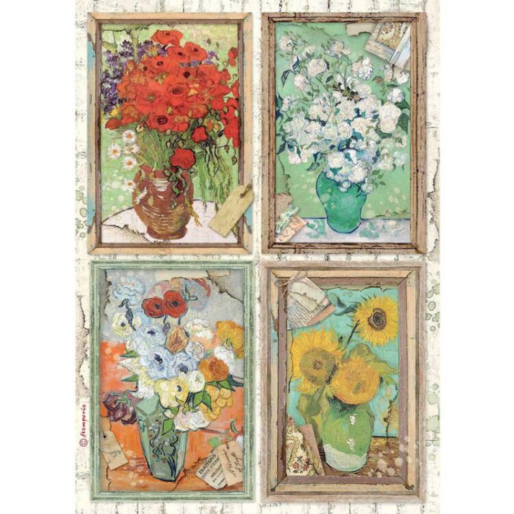 DFSA4549 HÂRTIE DE OREZ STAMPERIA DECOUPAGE A4 - DFSA4549 - Imagine 1