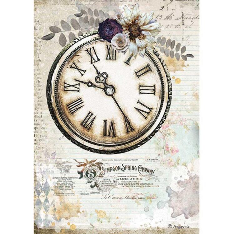 DFSA4555 HÂRTIE DE OREZ STAMPERIA DECOUPAGE A4 - DFSA4555 - Imagine 1
