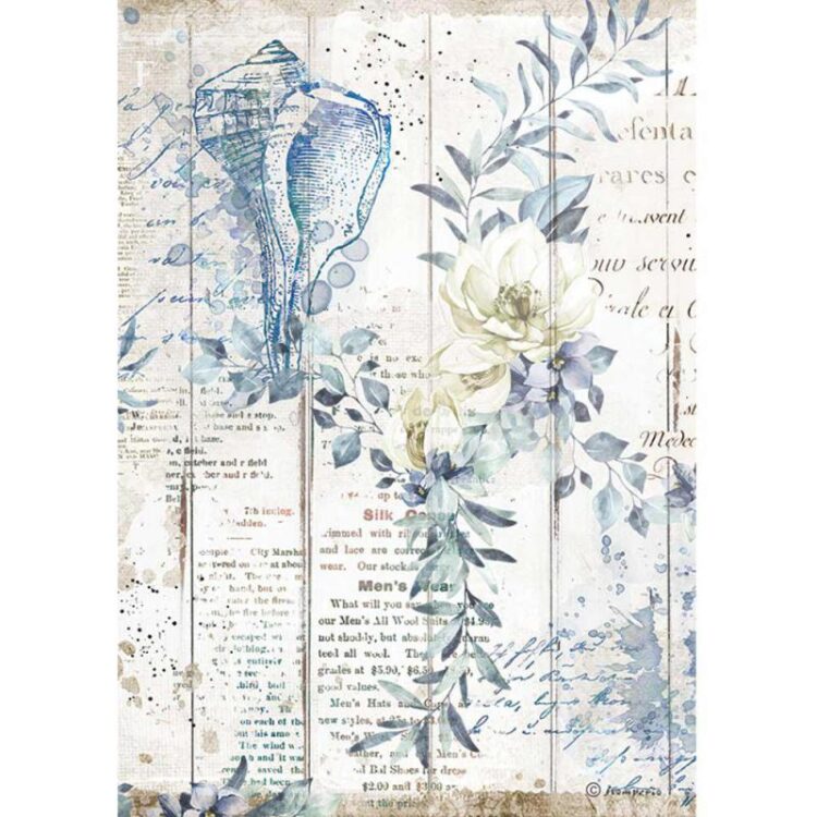 DFSA4562 STAMPERIA SEA DREAM DECOUPAGE HÂRTIE DE OREZ A4 - DFSA4562 - Imagine 1