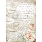 STAMPERIA FIRE DECOUPAGE HÂRTIE DE OREZ A4 - DFSA4565
